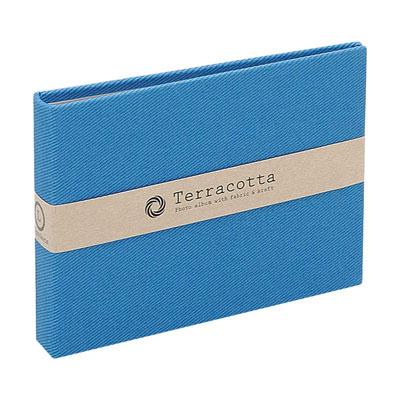 布クロスアルバム Terracotta【テラコッタ】 ナカバヤシ/ポケットアルバム/L判ヨコ/ブル- TER-LP-70-B