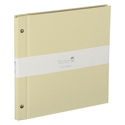 ナカバヤシ Harmaa（ハルマー） 外ビス式アルバム デミサイズ A-HRD-201-Y イエロー
