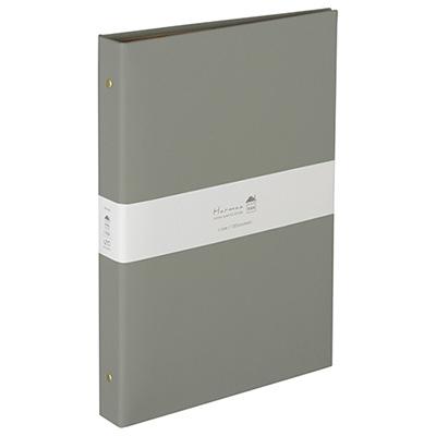 ナカバヤシ Harmaa（ハルマー） バインダー式ポケットアルバム L判3段 A-HR3Y-201-N グレー