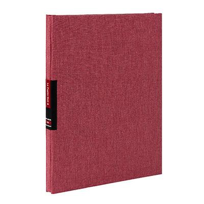 ナカバヤシ ル・パピエ・ノアール2 黒台紙フエルアルバム A-A4D-171-R レッド