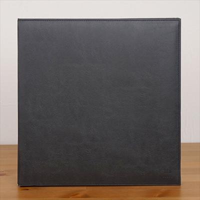 【WEB限定品】アルバム ナカバヤシ レザー調表紙アルバム/黒台紙10枚(20ページ)IT-LLC ブラック