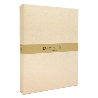 ★ネット限定カラー★布クロスアルバム Terracotta【テラコッタ】ナカバヤシ / 1PLポケットアルバム / L判3段 / 生成 TER-L3P-140-K