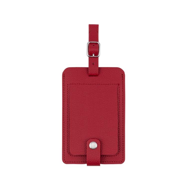 ナカバヤシ ミニフォトを入れられるネームタグ／レッド MBZ-RT01RD