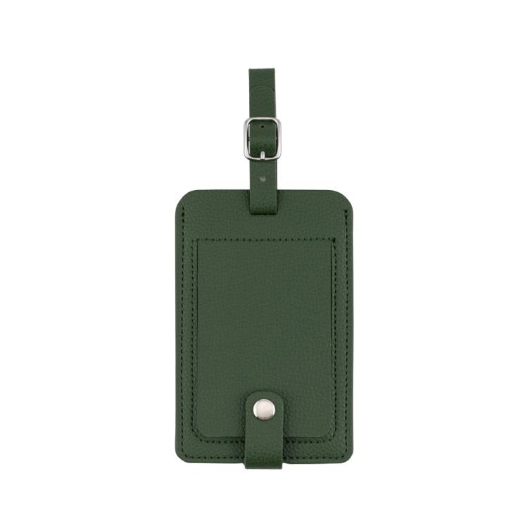 ナカバヤシ ミニフォトを入れられるネームタグ／グリーン MBZ-RT01GN