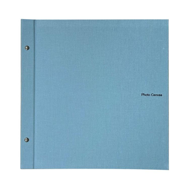 【WEB限定品】Photo Canvas フォトキャンバス 外ビス式フエルアルバム Lサイズ　サックスブルー IT-LPC-B