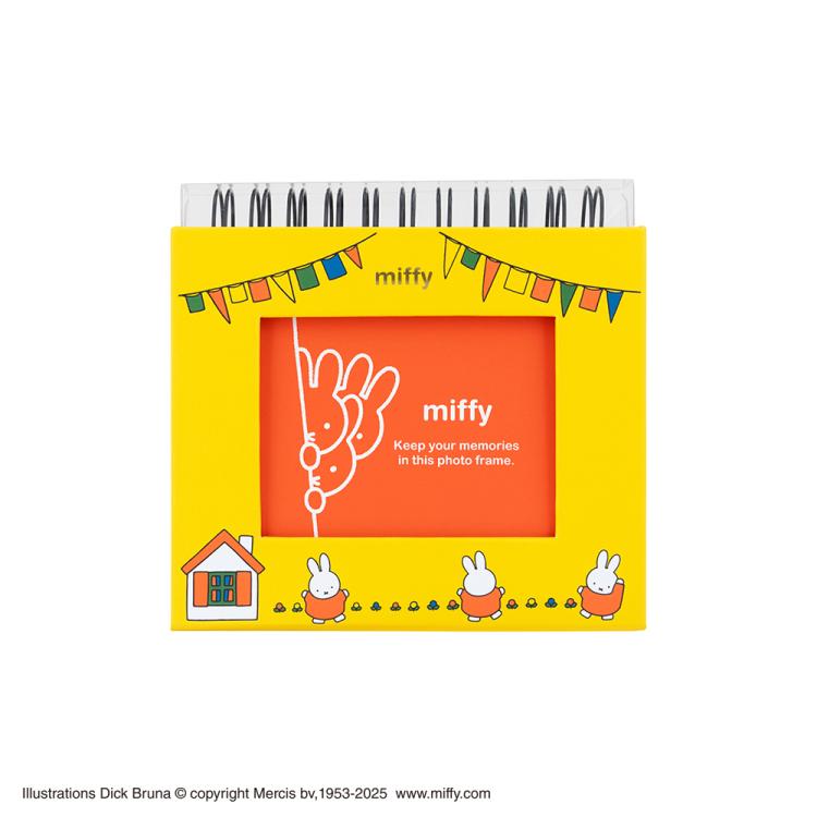 ナカバヤシ フォトランク フレームケースＬ ブルーナ ミッフィー イエロー A-FTPC-208-1