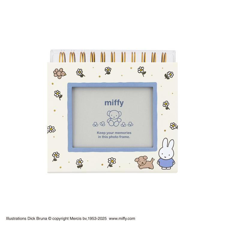 ナカバヤシ フォトランク フレームケースＬ ブルーナ ミッフィー ホワイト A-FTPC-208-2