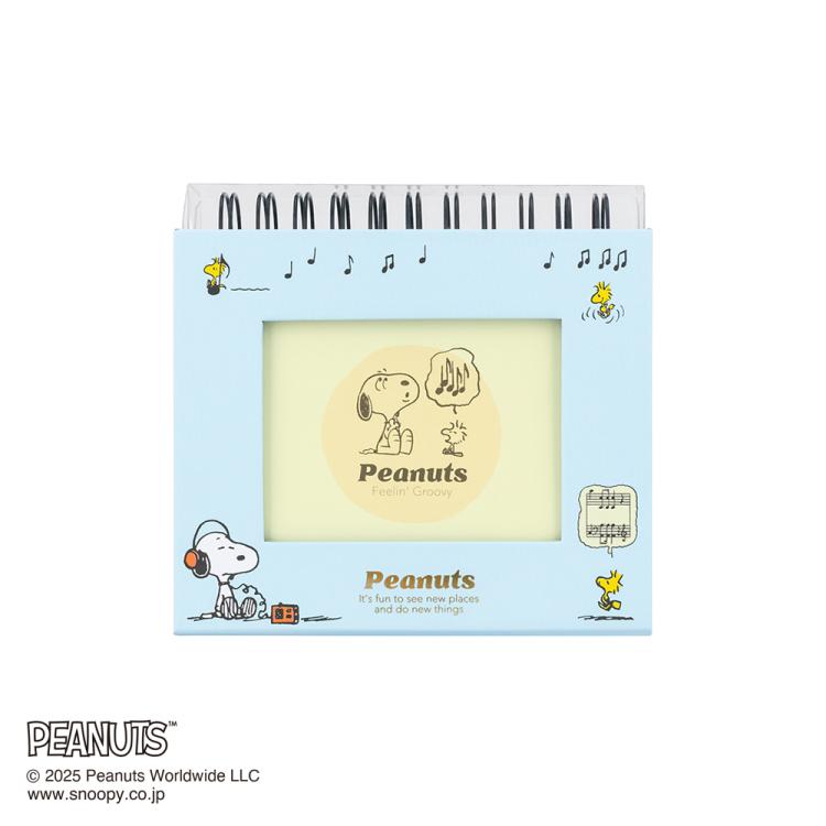 ナカバヤシ フォトランク フレームケースＬ ピーナッツ スヌーピー ブルー A-FTPC-209-1