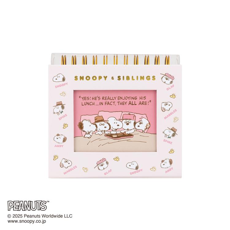 ナカバヤシ フォトランク フレームケースＬ ピーナッツ スヌーピー ベージュ A-FTPC-209-2