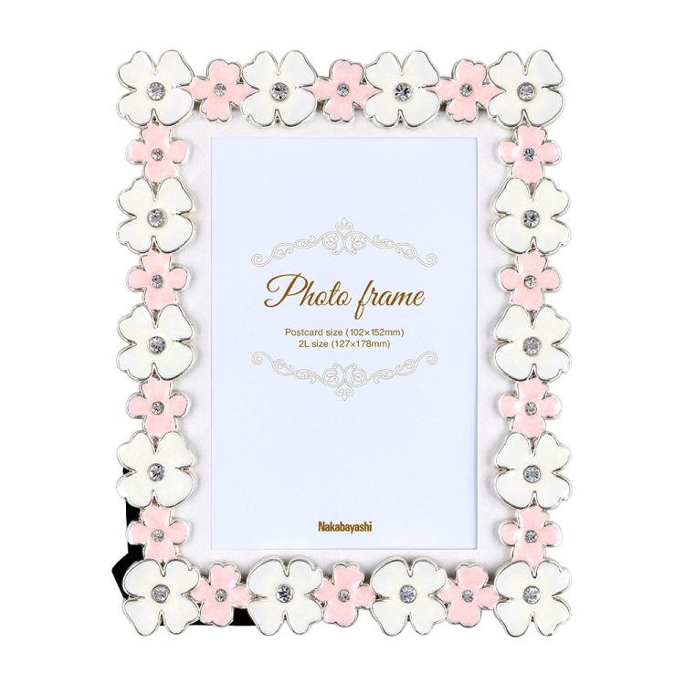 ナカバヤシ フォトフレーム／金属製／フラワー／２ＬＫＧ F-TA-121-2LKG