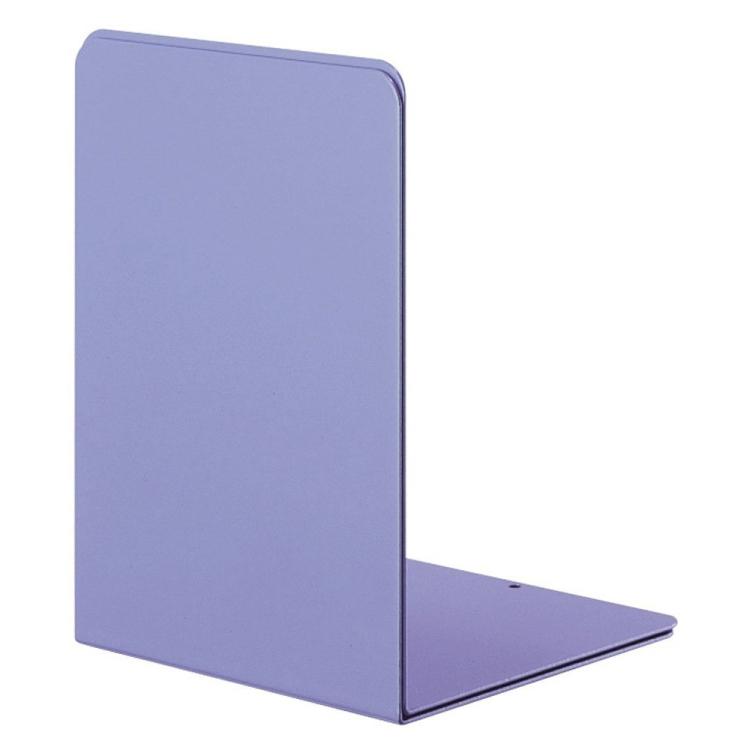 ナカバヤシ ブックエンド Ｌタイプ Ｍサイズ マットブルー BE-L202MB