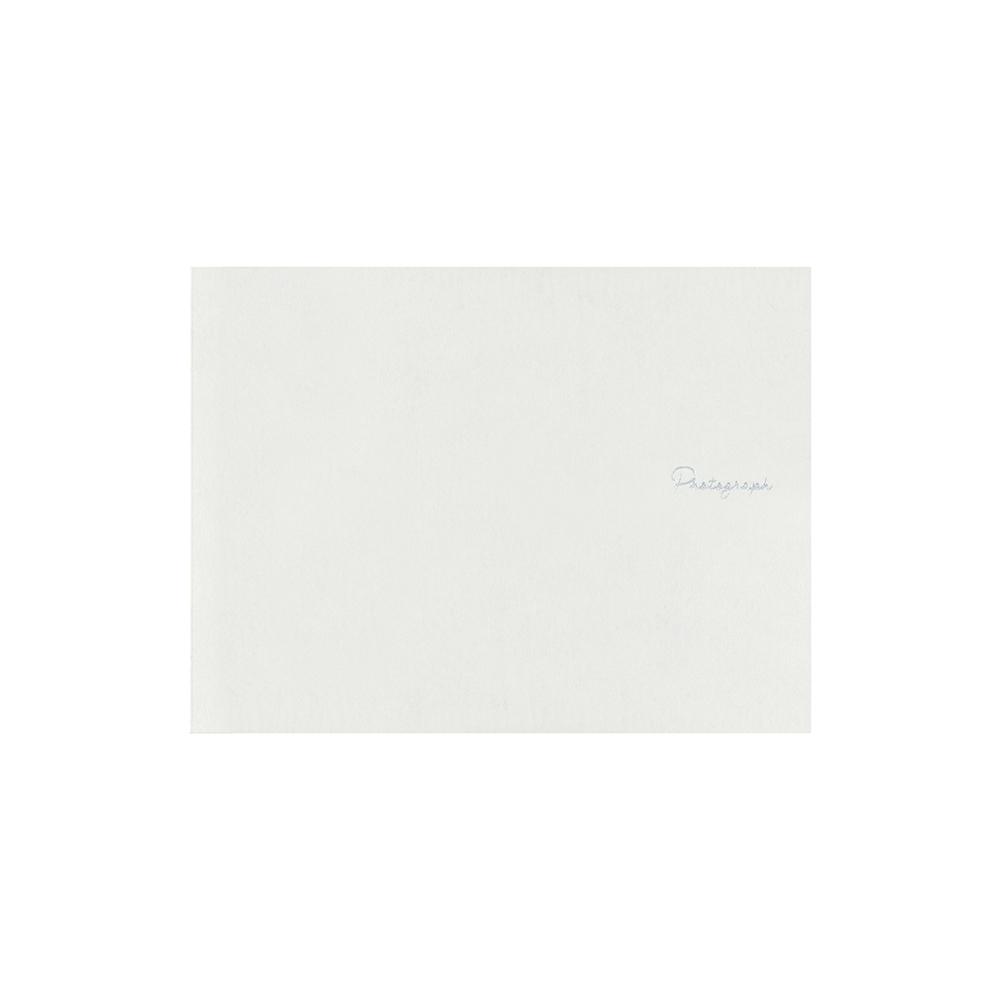 ナカバヤシ　ライト写真台紙／２Ｌ判／ヨコ／ミルキーホワイト　LPM-2L-101-W