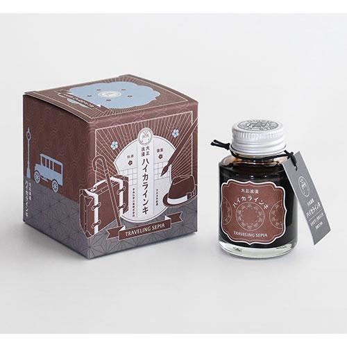 寺西化学　ギター 大正浪漫 ハイカラインキ トラベリングセピア TRH-40ML-T73