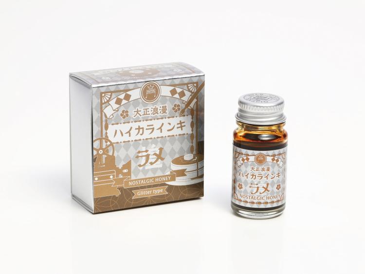 寺西化学　ギター大正浪漫ハイカラインキ　ラメ　ノスタルジックハニー