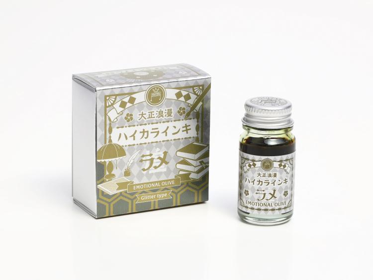 寺西化学　ギター大正浪漫ハイカラインキ　ラメ　エモーショナルオリーブ