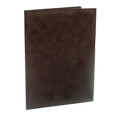 コレクト　調印・証書ホルダースエードＡ４判濃茶 F-444-DB