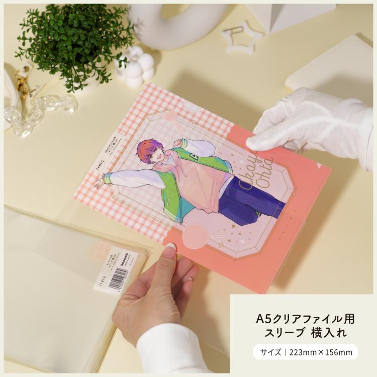 irelu（イレール）スリーブ　A5クリアファイル用（横入れタイプ）　IRL-SLV-14【ポスト投函1】