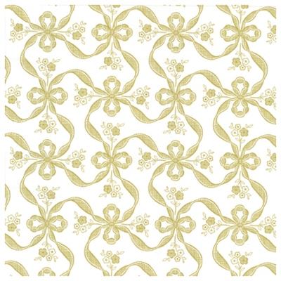 ササガワ　包装紙　フラールリボン金　半才判　[50枚袋入]