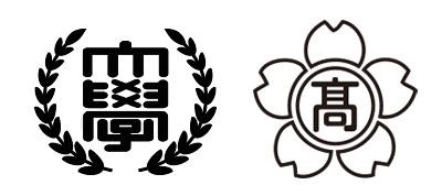 校章や社章もデータをいただけましたら箔押しができます。
