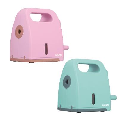 削りくずを直接ゴミ箱に捨てられる手動鉛筆削りき DPS-H301