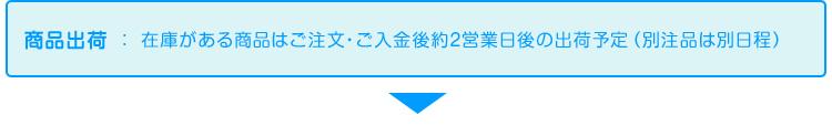 フロー : 商品出荷