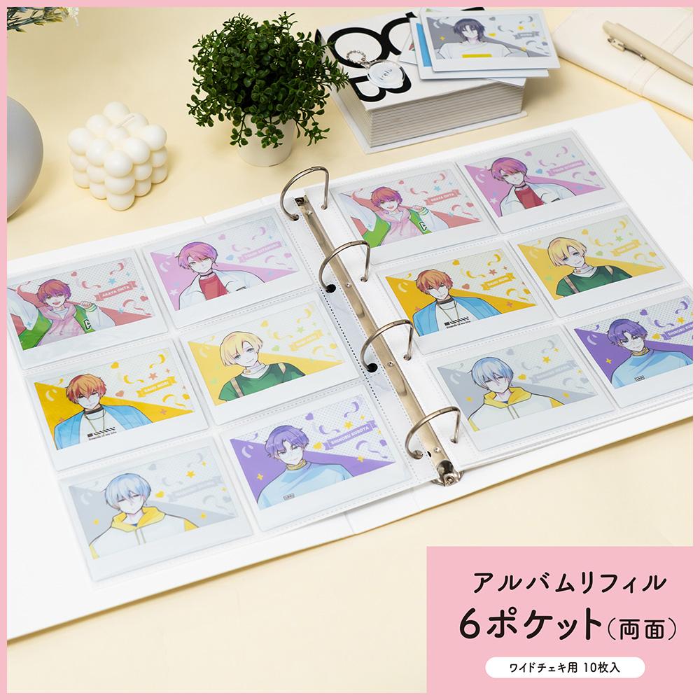 irelu(イレール)アルバムリフィル 6ポケット(両面) ワイドチェキ用 10枚入 IRL-RF-AP09